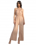 Sleeveless Halter Jumpsuit Spring And Summer And New Womens Loose Trousers