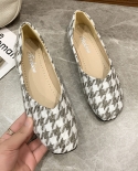 New Soft Bottom Pointed Toe Flat Single Shoes Shallow Flat Lady Shoes Scoop Shoes Cloth Ladies Work Shoes Flats Loafers 