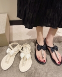 Flat Sandals Female Summer Fairy Wind 2022 New Summer Net Red Lady Evening Evening Wind Roman Shoes Ins Tide