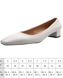 High Heels Women Autumn  Winter  New Thick Heel Square Toe Shallow Mouth Simple Temperament Office Shoeswomens Pumps