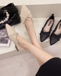Pointed Single Shoes Women All Match Shallow Mouth 2022 New Soft Bottom Spring Autumn Shoes Gentle Flat Scoop Shoeswomen
