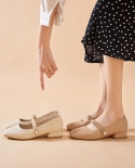 Sandalias informales para mujer, novedad de Primavera de 2022, Sandalias de tacón Vintage, zapatos cómodos a la moda para mujer,