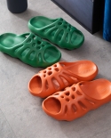 Uni Brand Ins Popular Lovers Mens Slippers Foam Runner Beach Luxury Women Man Cool Hole Shoes Summer Fashion Slides San
