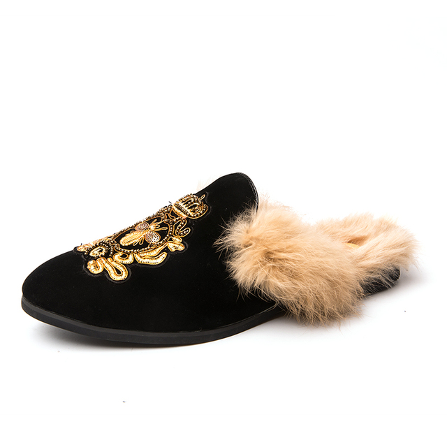 Zlw-shop Pantofole Flip Flop Donne Pantofole Di Pelliccia Appartamento Con Le Pantofole Da Donna Pantofole Calda Peluche Slift Furry Scarpe Da Esterno Indoor Slipper Color A 56060307 - Foto 5