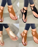 2022 New Women Sandals Summer Outdoor Beach Flip Flop Sandals Solid Fashion Gladiator Sandals Women Flats Casual Ladies 