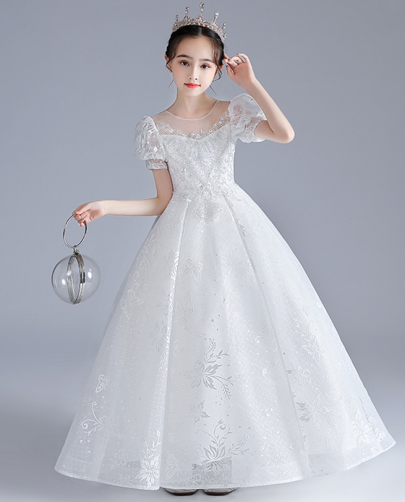 Baby Wedding Dress, White Lace Flower Girl Dress, Toddler Formal Dress,  Communion Dress, Flower Girl Dress Train,tulle Girl Dress,tutu Dress - Etsy
