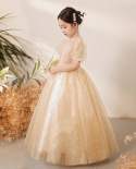 Girls Evening Dress Childrens Princess Dress Temperament Fluffy Gauze Dress