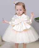 שמלת תינוקת בת שנה שמלת 100 יום שמלת יום הולדת לילדים שמלת ילדה פרח שמלת נסיכה לתינוק שמלת חלק אחד