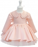 שמלת ילדים נשית שמלת נסיכת סתיו וחורף חצאית טוטו מארח מנגן בפסנתר שמלת ילדה יום הולדת פרח ילדה