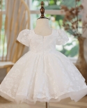 שמלת יום הולדת 1 לילדות, תינוקת, מארח קטן, שמלת נסיכות ילדים תופסים את גואו, חתונה יוקרתית פרח קטן ציל