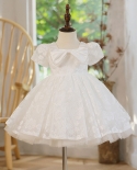 שמלת יום הולדת 1 לילדות, תינוקת, מארח קטן, שמלת נסיכות ילדים תופסים את גואו, חתונה יוקרתית פרח קטן ציל