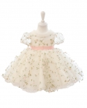 Girls Dress Baby Round Neck Tutu Skirt Childrens Princess Dress