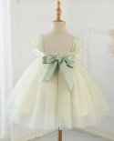 Babys Long-sleeved Dress Birthday Dress Girl And Child Princess Skirt