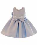 2022 שמלת ילדת פרחים חדשה שמלת נסיכה לילדים ילדה גזה נפוחה חתונה יום הולדת תחפושת פסנתר כחולה נקבה