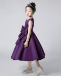 שמלת נסיכה בנות קשת רכה 2022 שמלת ילדים חדשה תחפושת מופע פסנתר מארח לילדים