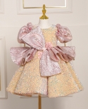 New Temperament Girls Dress Princess Dress Birthday Party Tulle Skirt