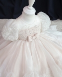 שמלת בנות 2022 שמלת תינוק חדשה לילדים תצוגת יום הולדת שמלה בת שנה שמלת נסיכה לילדים