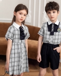 Uniformes escolares de manga corta Conjunto de uniformes de escuela primaria y secundaria 2022 Verano Nuevos uniformes de jardín