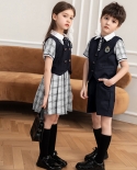 Short-sleeved School Uniforms Primary And Secondary School Uniforms Set 2022 Summer New Kindergarten Uniforms Primary Sc