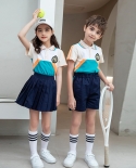 Uniformes de lécole primaire Nouvel été Maternelle Jardin Uniformes Vêtements de performance Costumes pour enfants Classe pour 