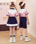 קיץ חדש תלמידי בית ספר יסודי ותיכוני חליפת תלבושת אחידה לגן ילדים תלבושת אחידה קיץ קטן טרי ו