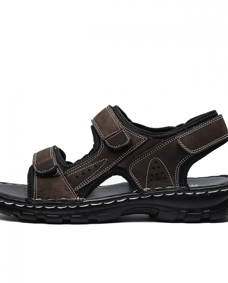 Rubber Mens Massage Sport Outdoor Sports Sandal On Sneaker Summer Sandles Leather Wooden Geta  Sandals Beach S Slide Sli