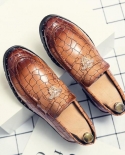 أحذية جلدية رجالية الربيع والخريف أحذية رجالي جديدة كلاسيكية ومريحة عالية الجودة شخصية أزياء الأعمال L