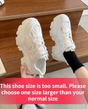 New Black Dad Chunky Sneakers Casual Vulcanized Shoes Woman High Platform Sneakers Lace Up White Sneakers Women 2022  Wo