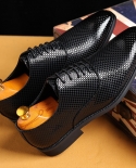 New Designer British Lace Up Yellow Black Brown Oxford Shoes Moccasins Wedding Prom Homecoming Party Footwear Zapatos Ho