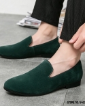  Luxury Designer New Suede Black Green Brown Shoes For Men Casual Oxford Formal Dress Wedding Footwear Zapatillas Hombre