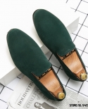  Luxury Designer New Suede Black Green Brown Shoes For Men Casual Oxford Formal Dress Wedding Footwear Zapatillas Hombre