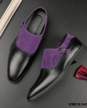 2022 Luxury Designer Mens Pointed Mix Patchwork Monk Strap Wedding Evening Shoes Flats Casual Loafer Formal Dress Zapato