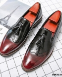 2022 Luxury Designer Mens Pointed Tassels Mixed Colors Business Pageant Evening Shoes Male Wedding Dress Prom Homecomin