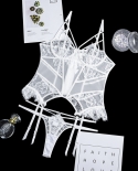 Yimunancy 2 Piece Bow Lace Bra Set Women Gothic Panty Underwear Set 2022 Ladies  Lingerie Setbra  Brief Sets