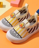 Baby Cloth Shoes Spring And Autumn Kindergarten Indoor Shoes Breathable Mesh Flying Woven Shoes Childrens Canvas Shoes