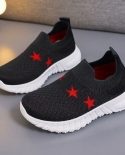 Children Star Woven Fly Shoes Kids 2022 Fashion Casual Sneakers For Boys And Girls Anti Slip Sneaker Boys Girls Sport Sh