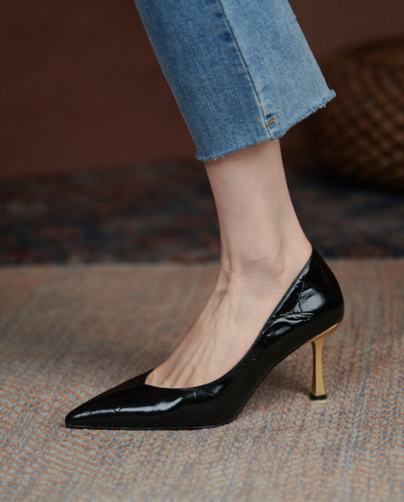 56 34 US Zapatos de vestir de oficina para mujer con tacones
