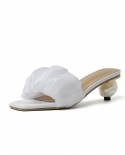 Open Toe  Slippers Slip On Party Shoes Summer Sandal For Women Wedding Pumps Strange Heel Jelly Shoes For Elegant Female