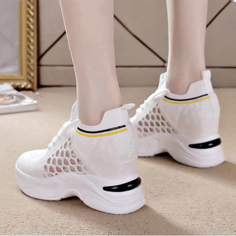 Zapatillas Deportivas De Mujer Paseo Zapatos Tejidos Fly Mesh Deportes Moda  Transpirable Hueco Zapatillas de Deporte Informales con Cordones para Mujer  Ofertas del Día (Grey, 36) : : Moda
