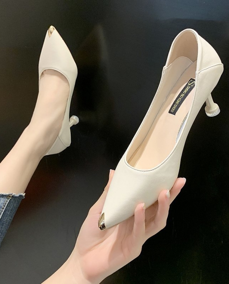 Zapatos de best sale pico mujer