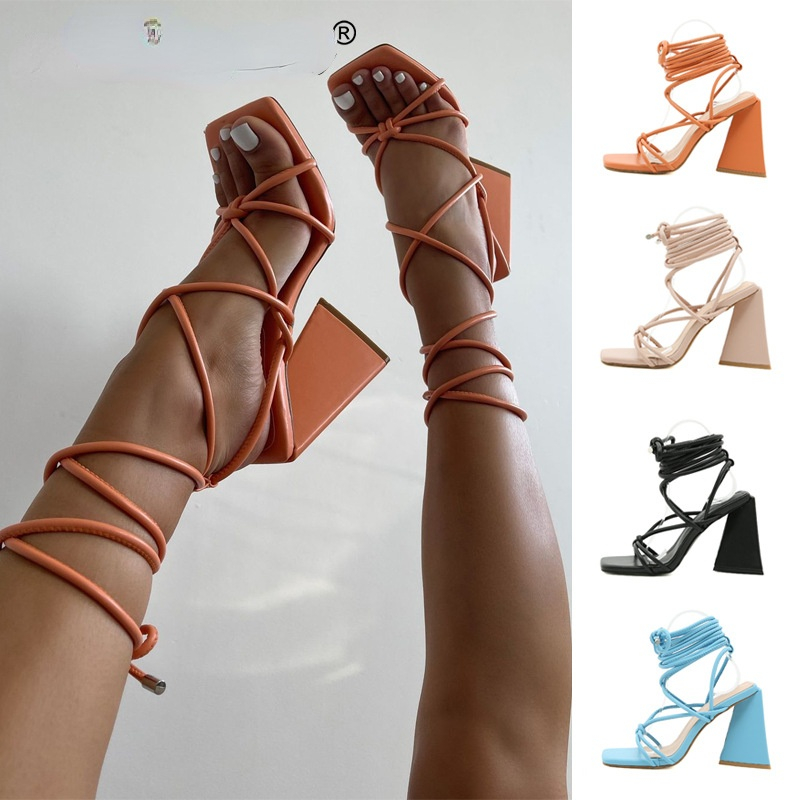 Tacones new arrivals punta cuadrada