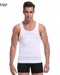 Mens Slimming Body Shaper Waist Trainer Vest Chest Compression Shirt Abs Abdomen Trimmer Undershirt Tummy Control Shapew