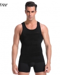 Mens Slimming Body Shaper Waist Trainer Vest Chest Compression Shirt Abs Abdomen Trimmer Undershirt Tummy Control Shapew