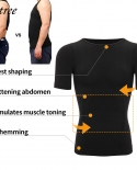 Men Body Shaper Slimming Compression Shirts Gynecomastia Undershirt Seamless Waist Trainer Muscle Belly Weight Loss Shap