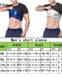 Mens Body Shaper Polymer Sweat Vest Waist Trainer Slimming Workout Shapewear Compression Weight Loss  Burning Sauna Suit