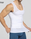 الرجال Body Shapers سترة كمال الأجسام اللياقة البدنية التخسيس ضغط قمصان مشد رياضة تجريب الخصر المدرب البطن التحكم واي