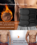 Men Waist Trainer Abdomen Reducer Sweat Trimmer Belly Shapers Modeling Belt Slimming Body Shaper Girdle Shapewear Fitnes