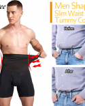 New Sweat Sauna Shorts Mens  Burning Waist Trainer High Waist Fitness Running Sports Underwear Slimming Pants Body Shap
