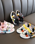 Sapatos infantis crianças meninas sapatilhas sapatos para bebês sapatilhas casuais sapatos moda respirável meninos sapatos espor