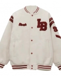  And  High Street Letter Embroidery High Quality Jacket Coat Women Street Hip Hop Couple Baseball Uniform Jacketjackets